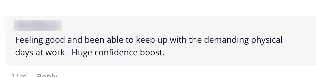 Client message: confidence in demanding work
