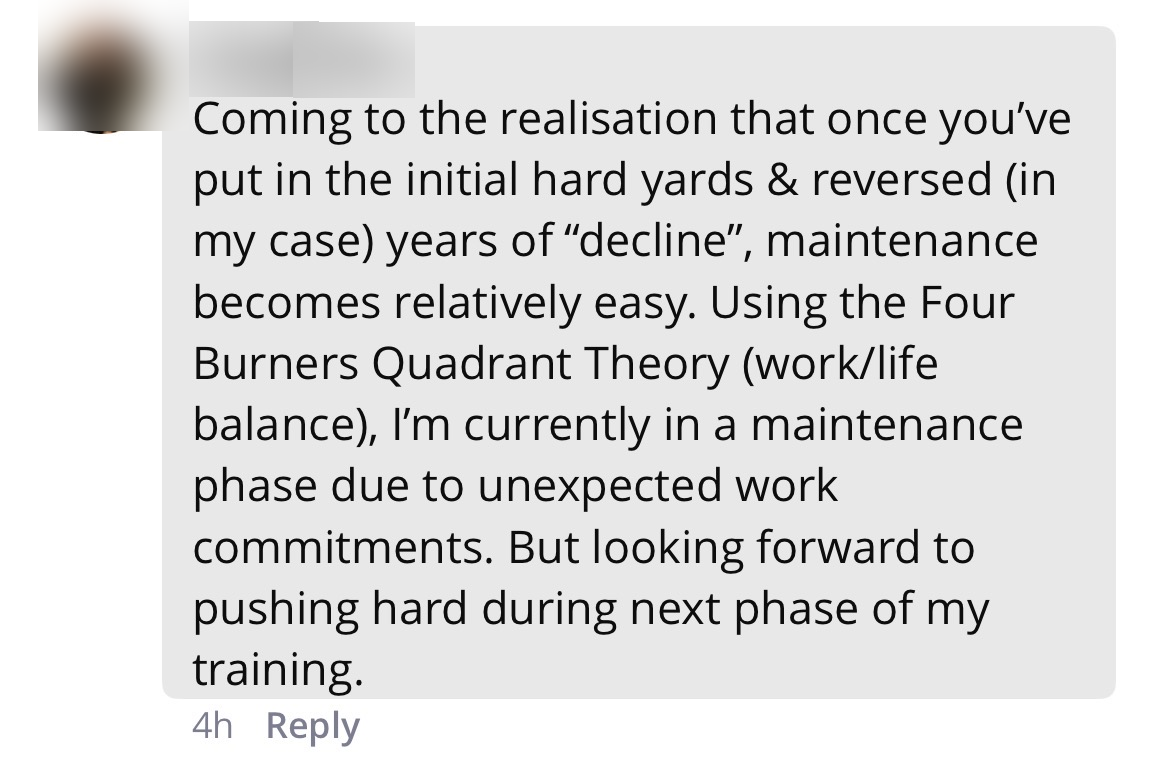 Client message: reversed years of decline