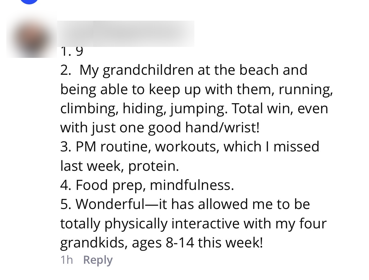 Client message: keeping up with the grandkids